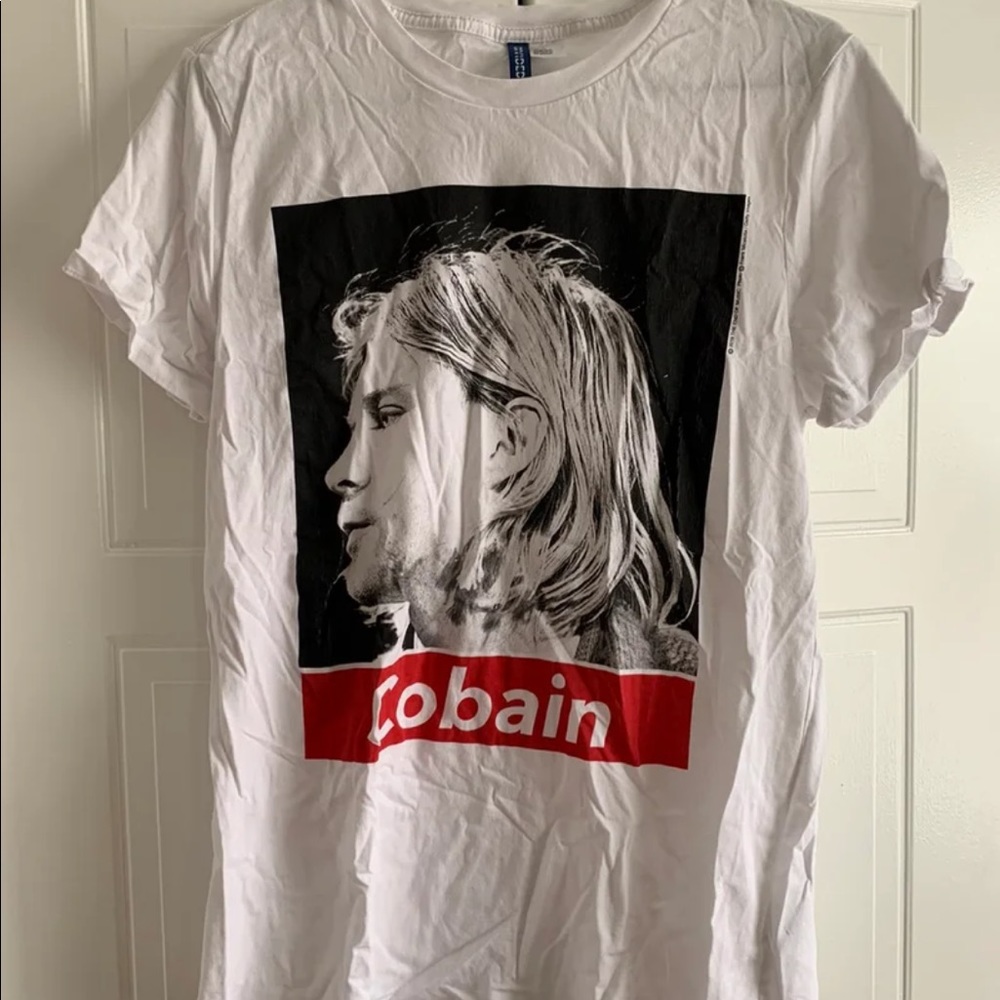 Kurt Cobain Nirvana t shirt, size Small, NWOT